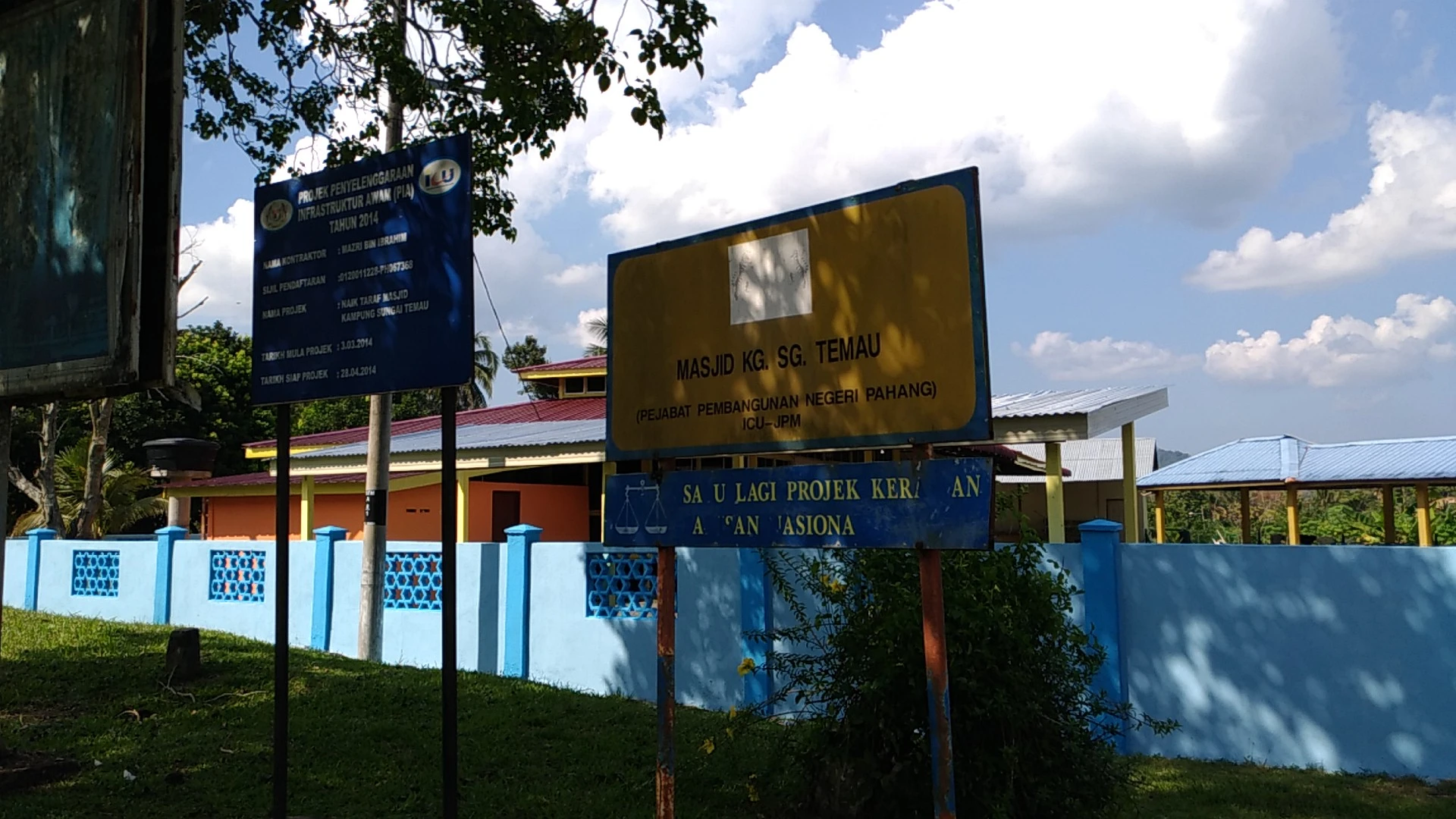 Gambar Masjid Felcra Sungai Temau