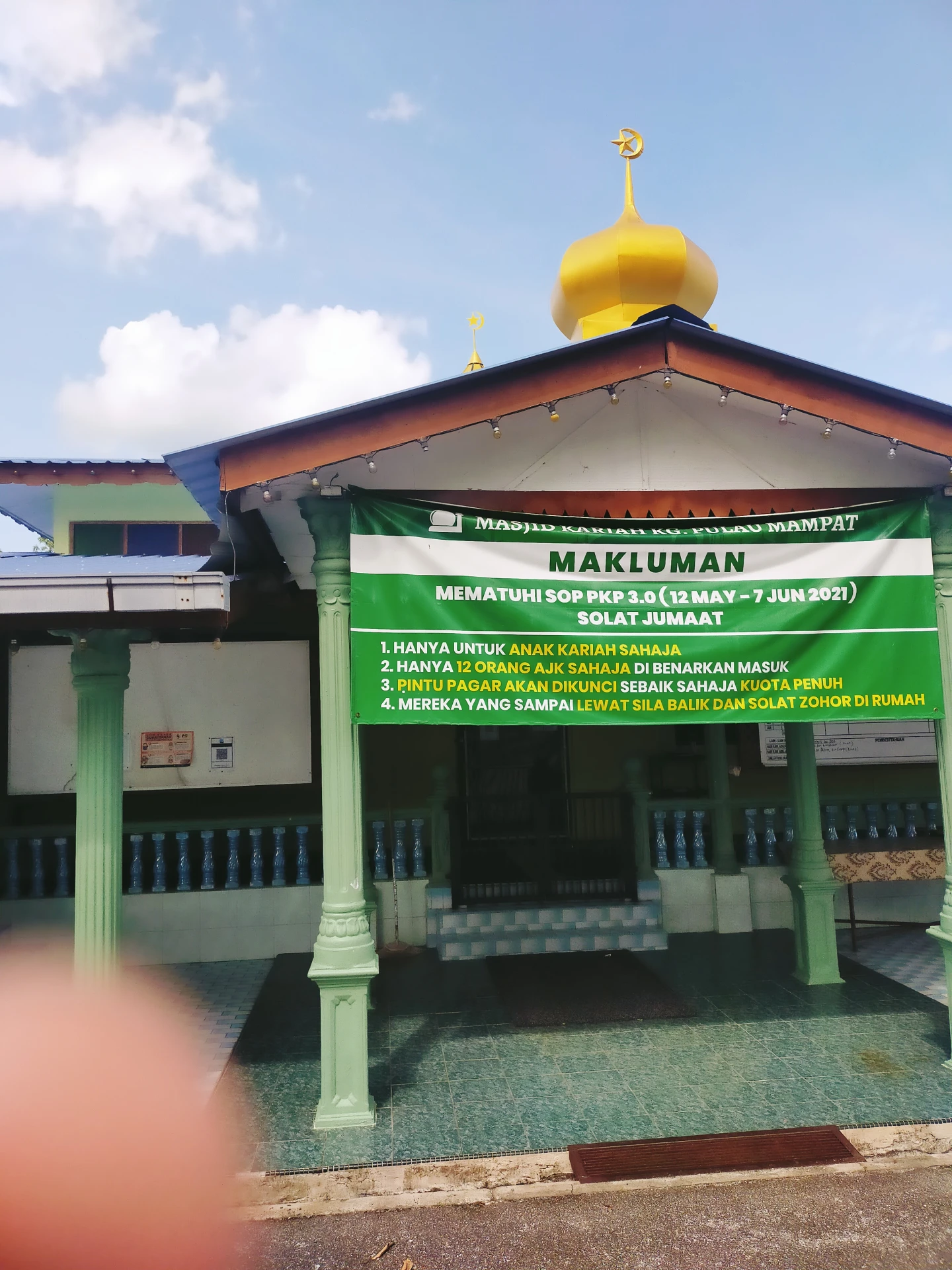 Gambar Masjid Kariah Pulau Mampat