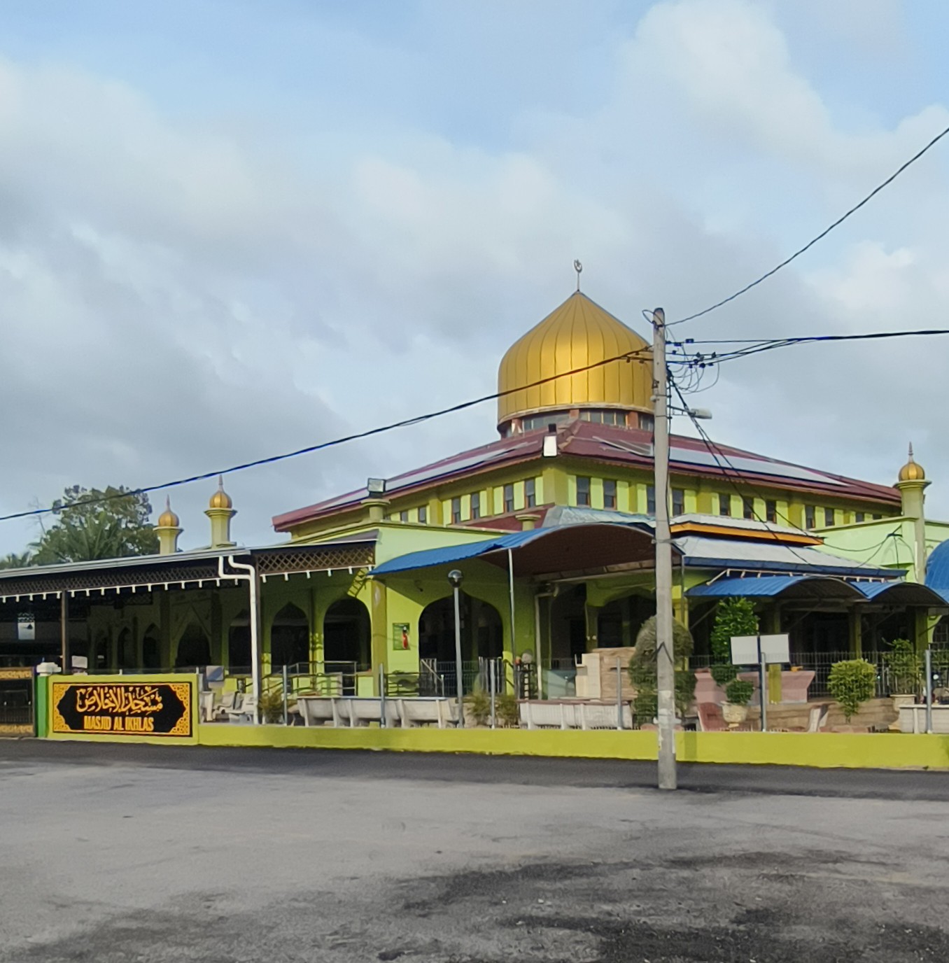 Gambar Masjid Al-Ikhlas Pulau Sepom