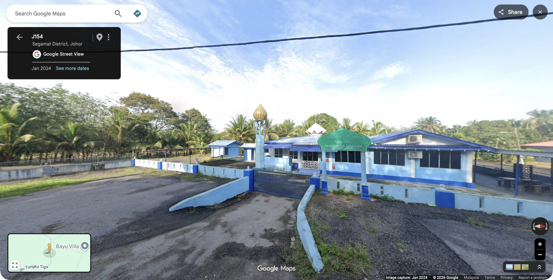 Gambar Masjid Tungku Tiga