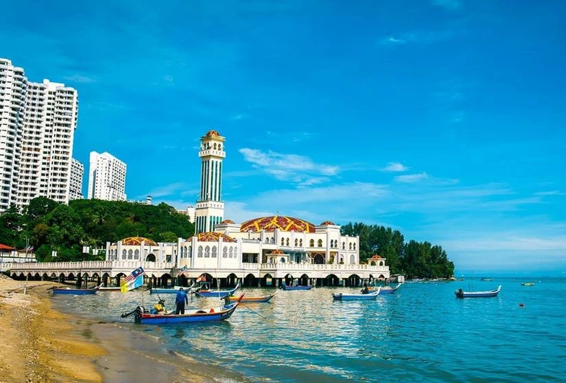 Gambar Masjid Terapung Tanjung Bungah